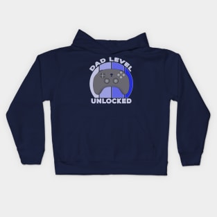 Dad Level Unlocked Kids Hoodie